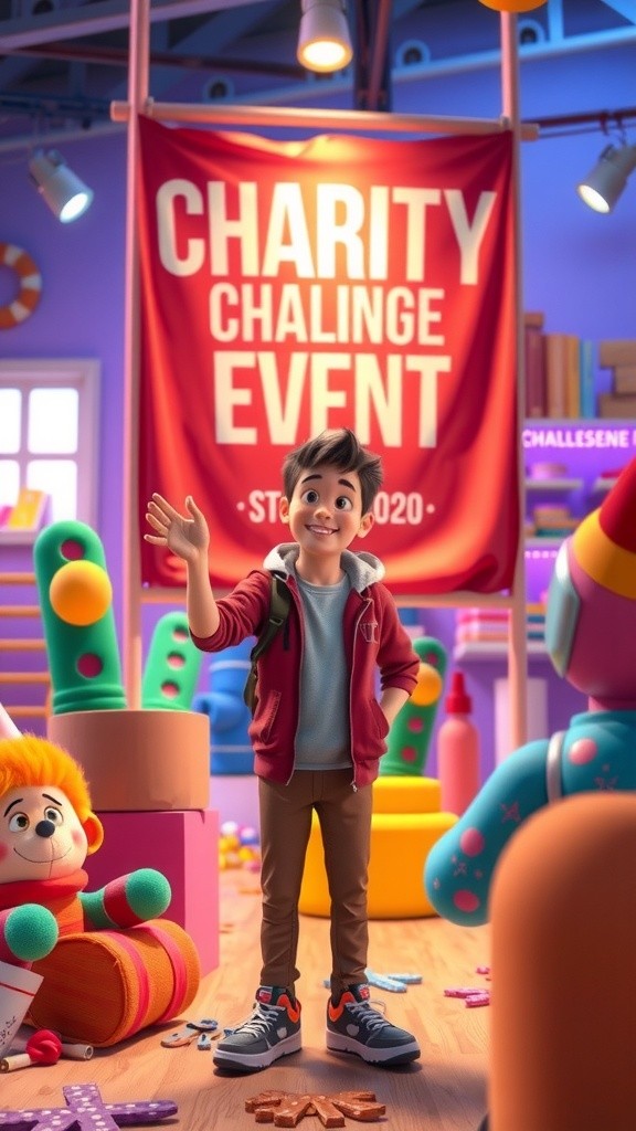 Blindfolded Challenge Madness: Navigating for Charity!