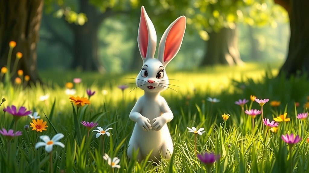 The Lost Bunny and the Gentle Bear