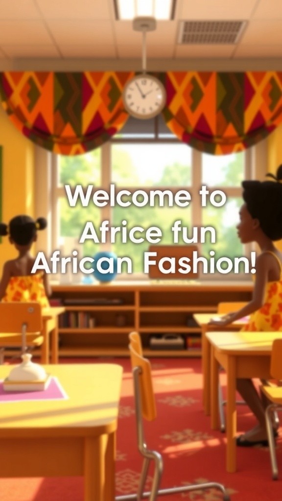 African Fashion Fun: A Colorful Journey for Kids and Adults!