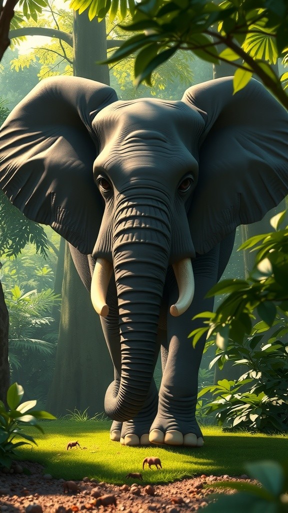 हाथी और चींटी की दोस्ती