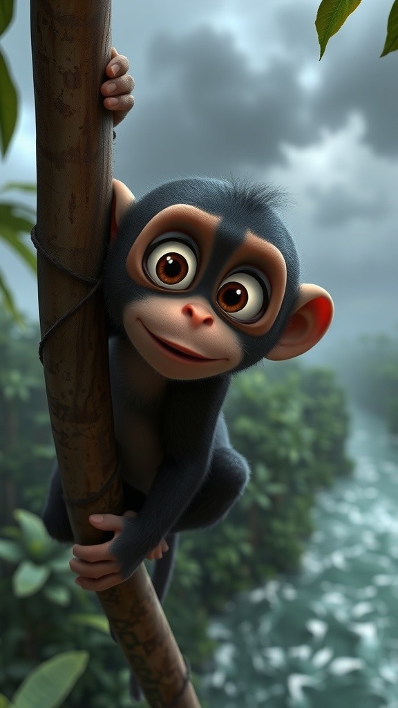 बंदर और चिड़िया की कहानी