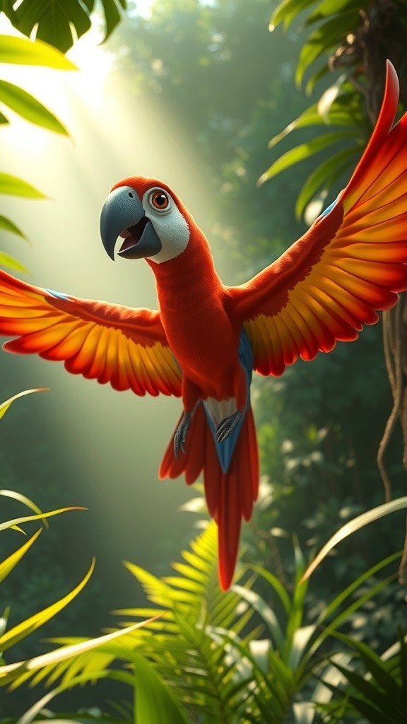 डर को मात देकर उड़ान भरने वाला तोता