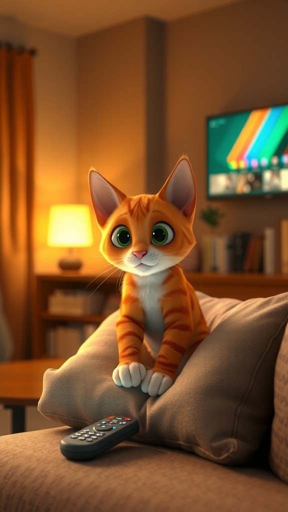 Kiko dan Remote Ajaib: Aksi Kucing Menari!