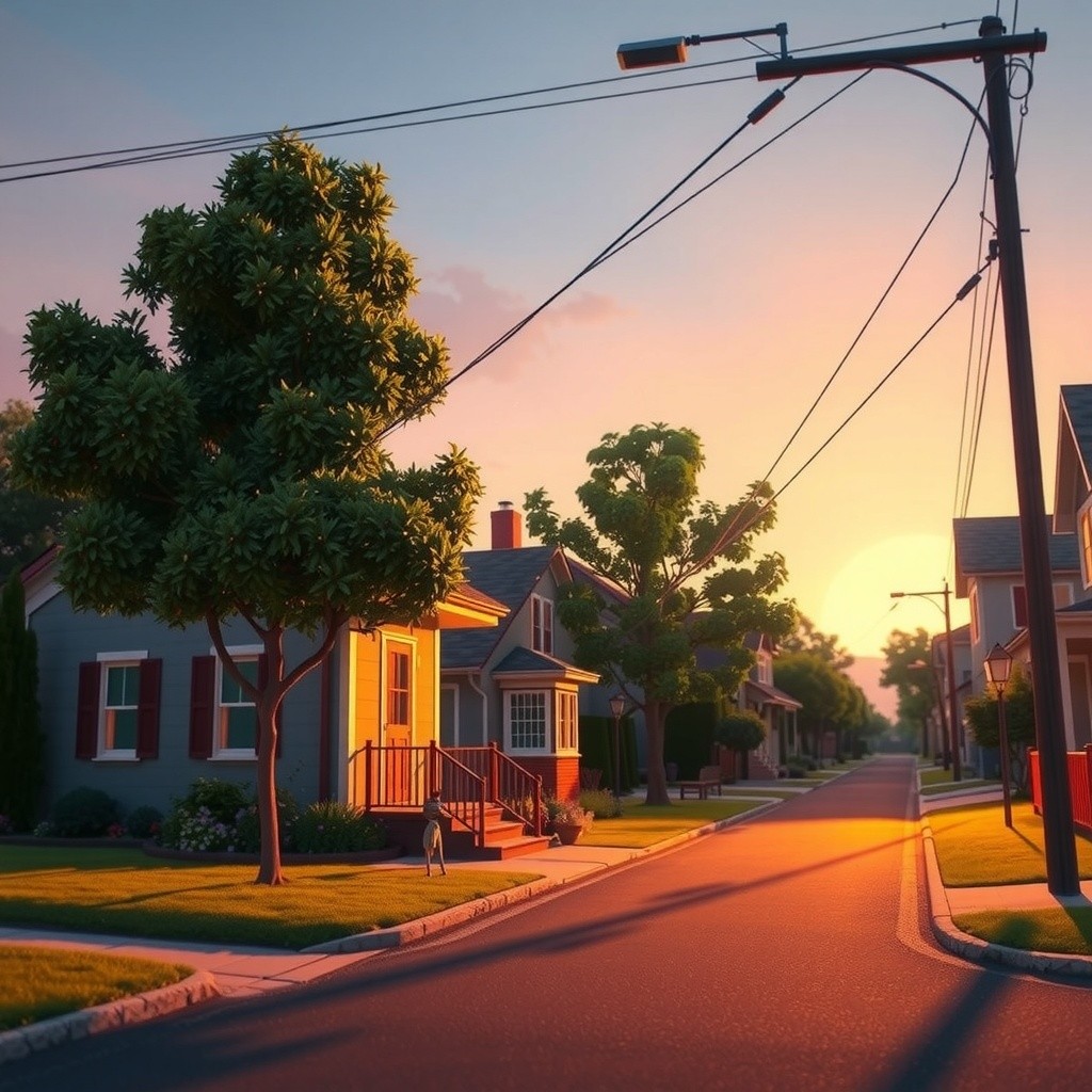 A Boy's Magical Broom Adventure