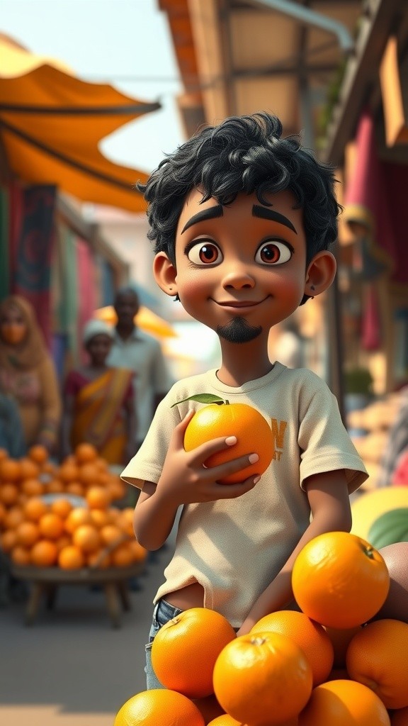 An African Boy's Struggle for Survival