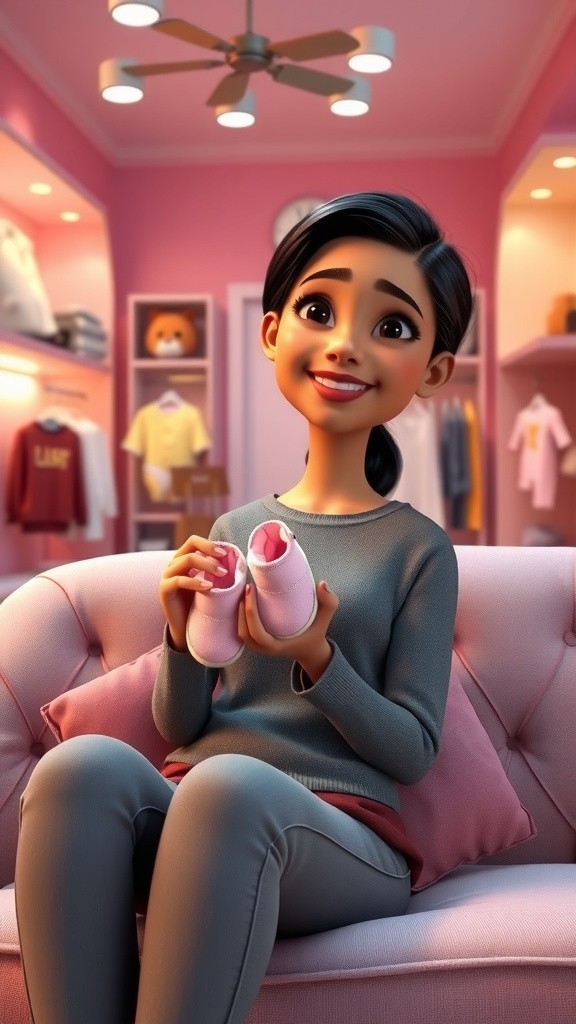 Les Chaussons Roses pour Bébé