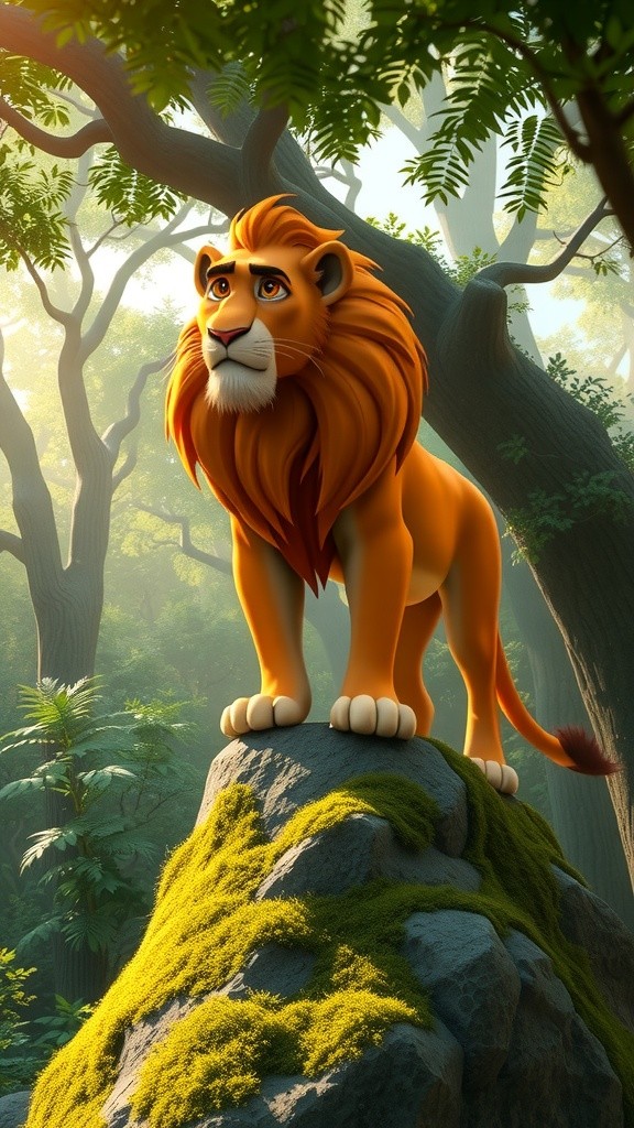 Rustam the Brave Lion: Protector of the Forest