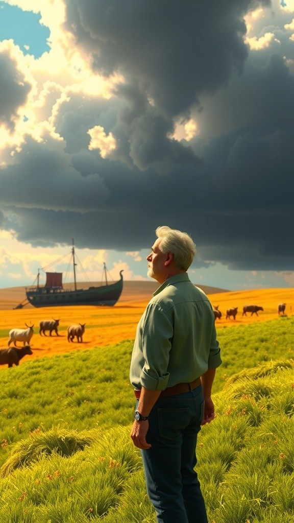 Noah's Ark: A Colorful Adventure of Hope and New Beginnings