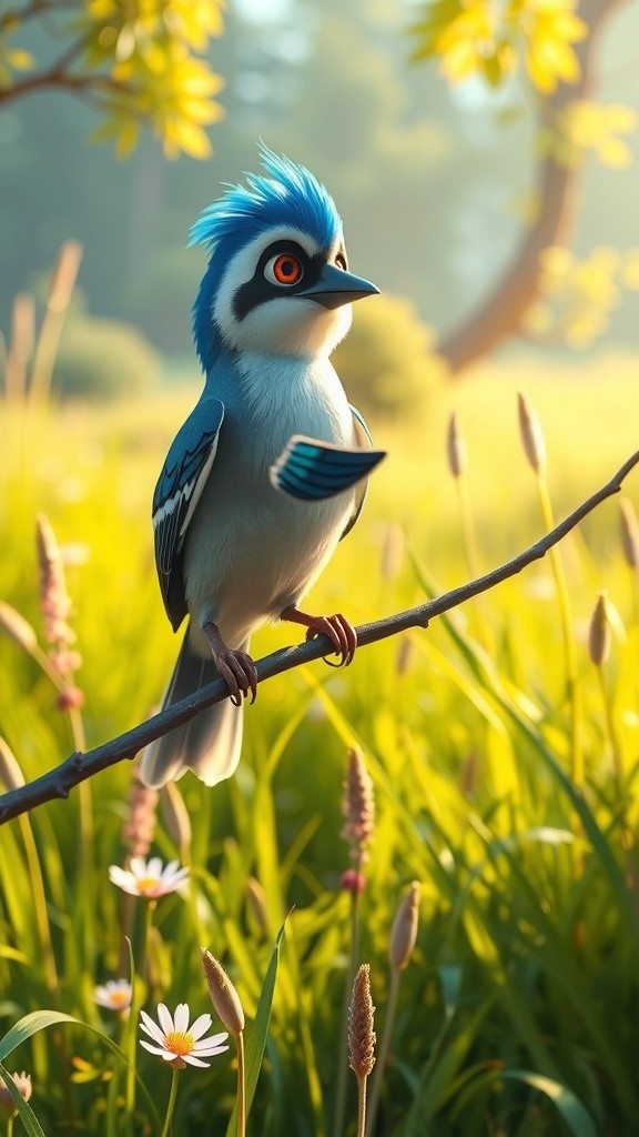 ছোট পাখির উড়তে শেখার গল্প