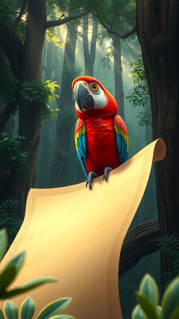 पोपट और साँप: एक सीख देने वाली कहानी