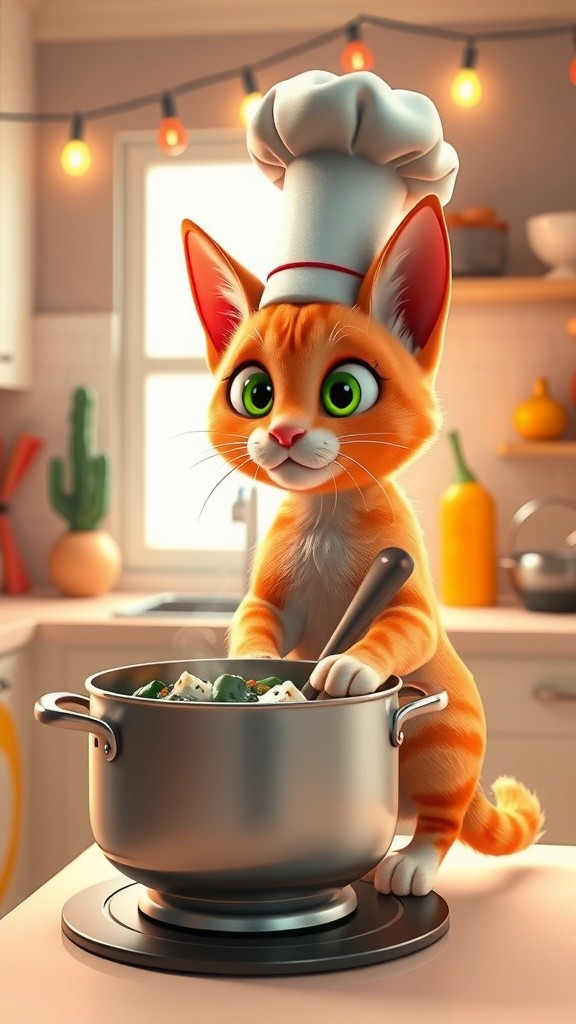 Chef Cat ki Palak Paneer ki Mazedar Kahani!