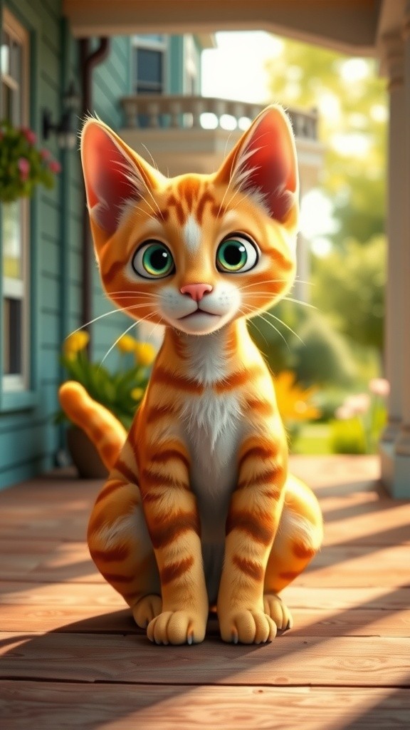 A Stray Cat's New Home