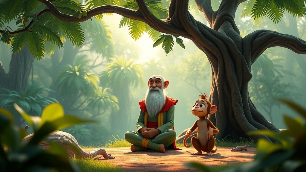 साधु और बंदर की सीख