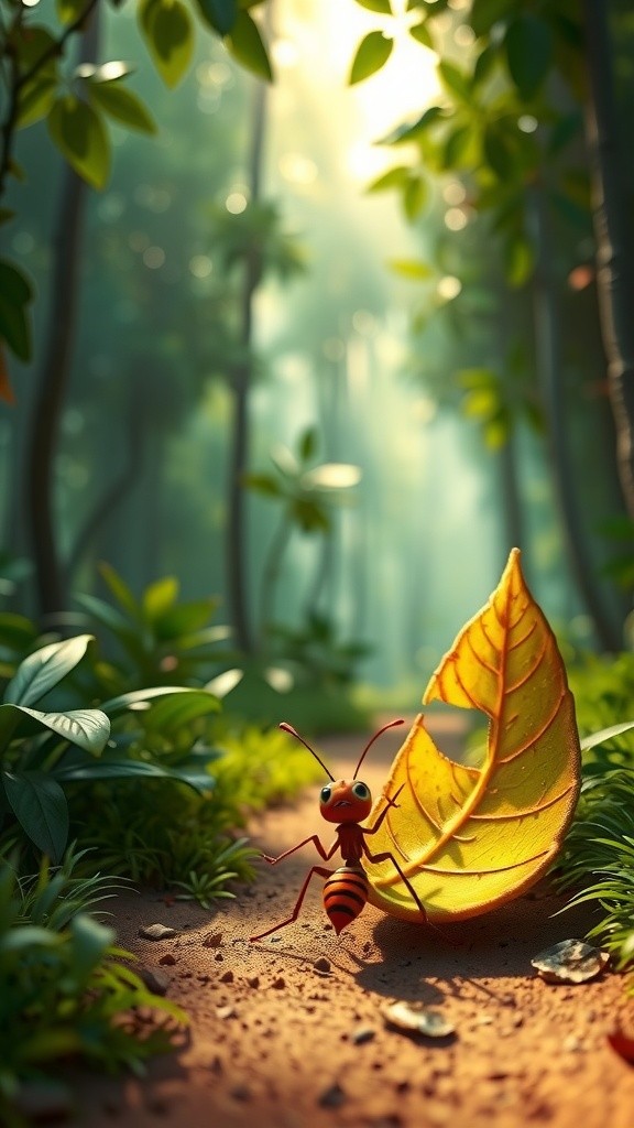 Momo Si Semut dan Mimpi Besar