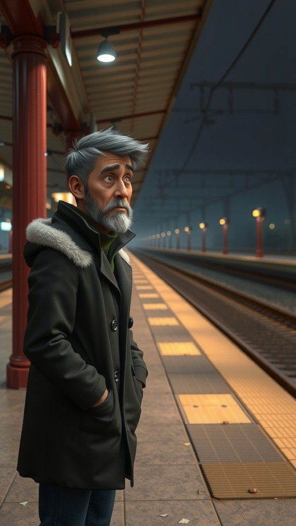 सूनसान स्टेशन की परछाईं