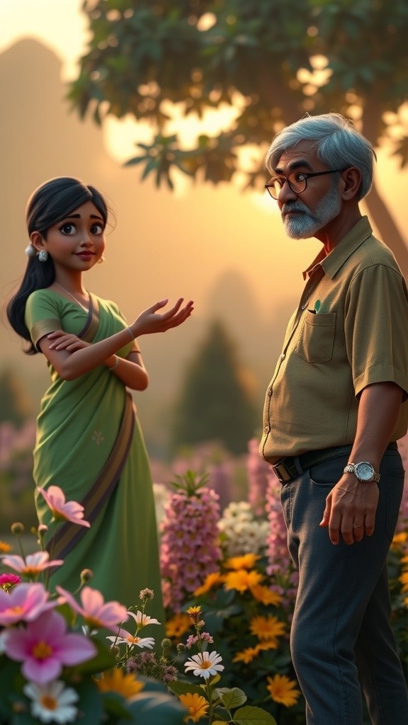 पिता का प्रेम और दुर्गावती की साहसिक यात्रा