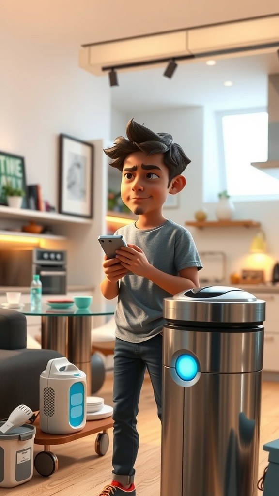 My Debate With a Chatty Trash Bin