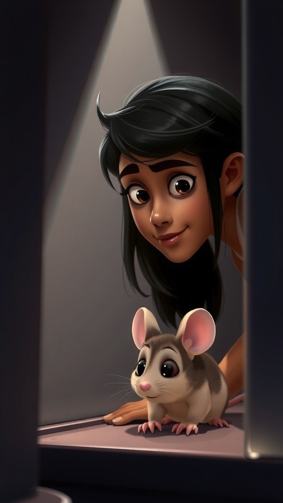 अनvi और छोटे चूहे की दोस्ती