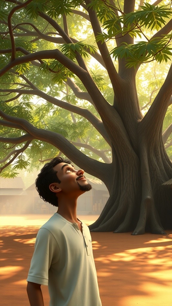 दादा और पोते की बरगद के नीचे की कहानी