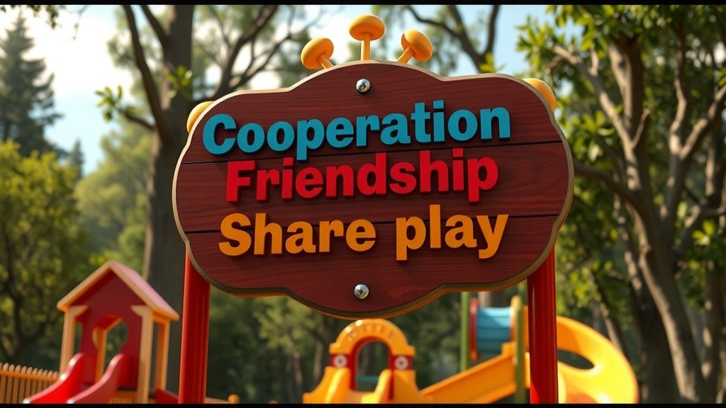 مشاكل الأرجوحة والتعاون في حديقة الألعاب