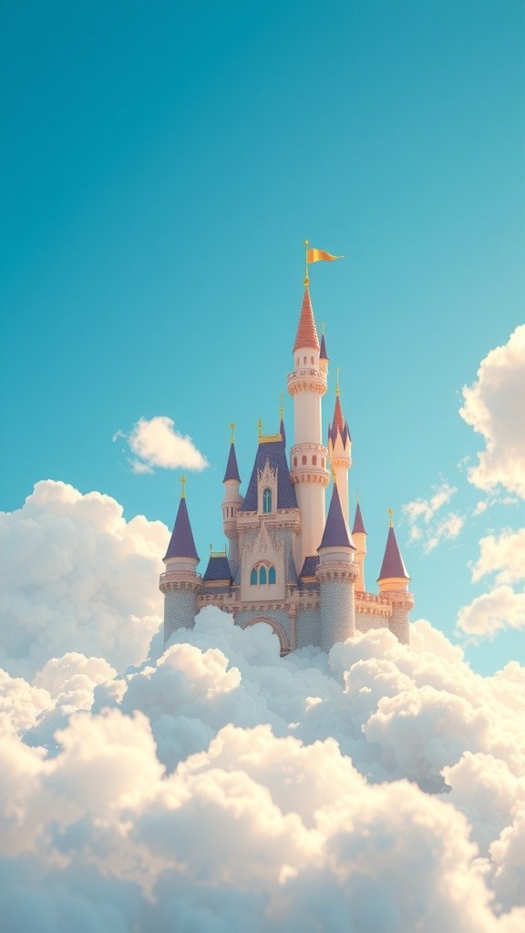 Bella's Brave Flight in the Cloud Castle