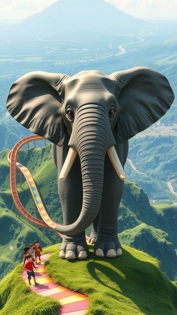 Animal Races Down Epic 3D Water Slide!