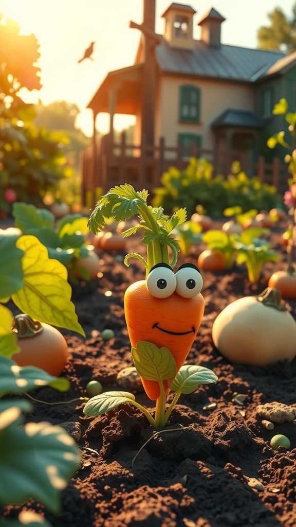 Chinni the Brave Little Carrot