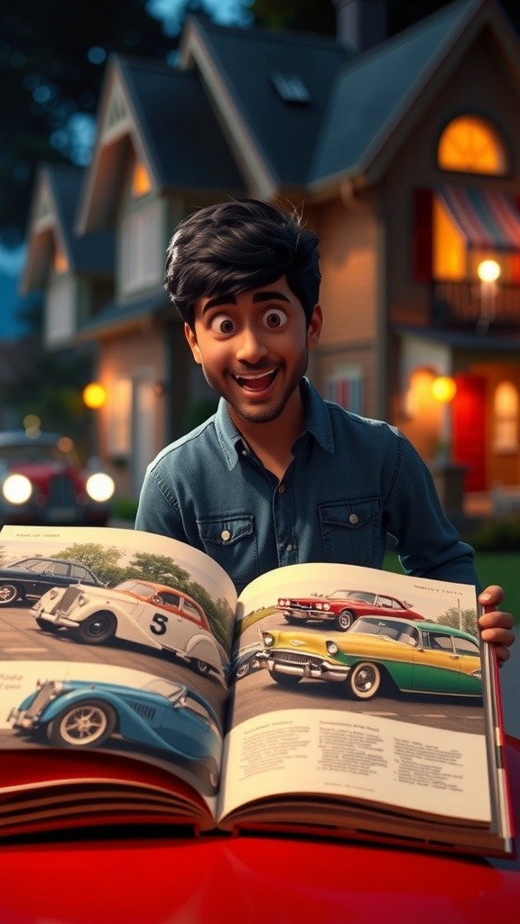 The Enigmatic Old Red Car