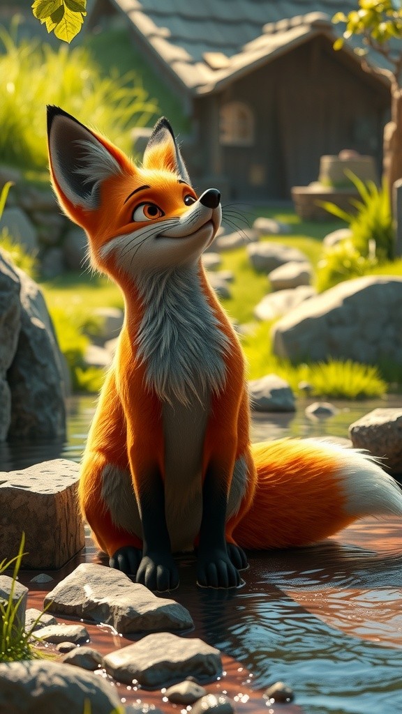 चालाक लोमड़ी और भोला बकरा