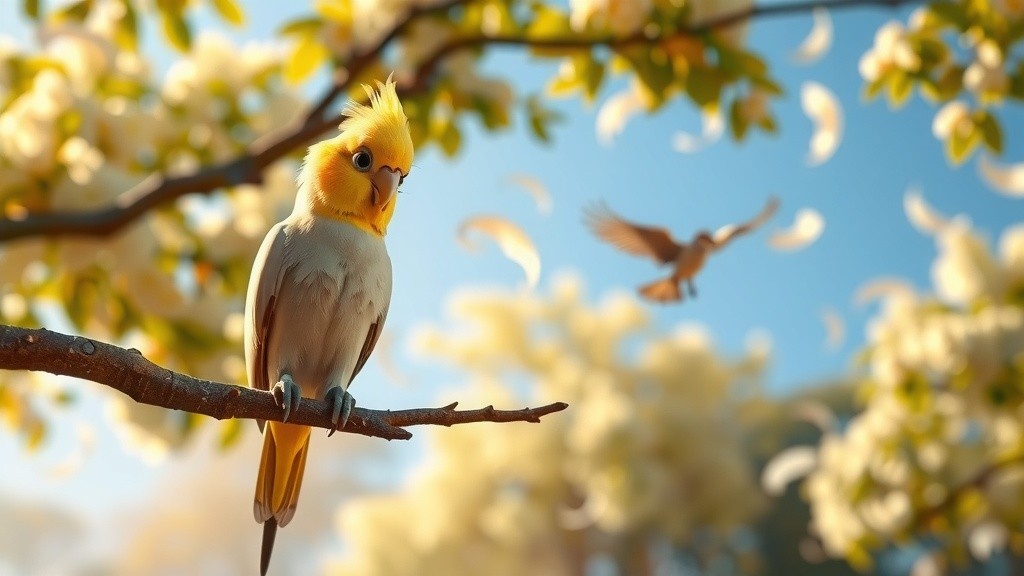 The Cockatiel & The Sparrow: A Feathered Challenge