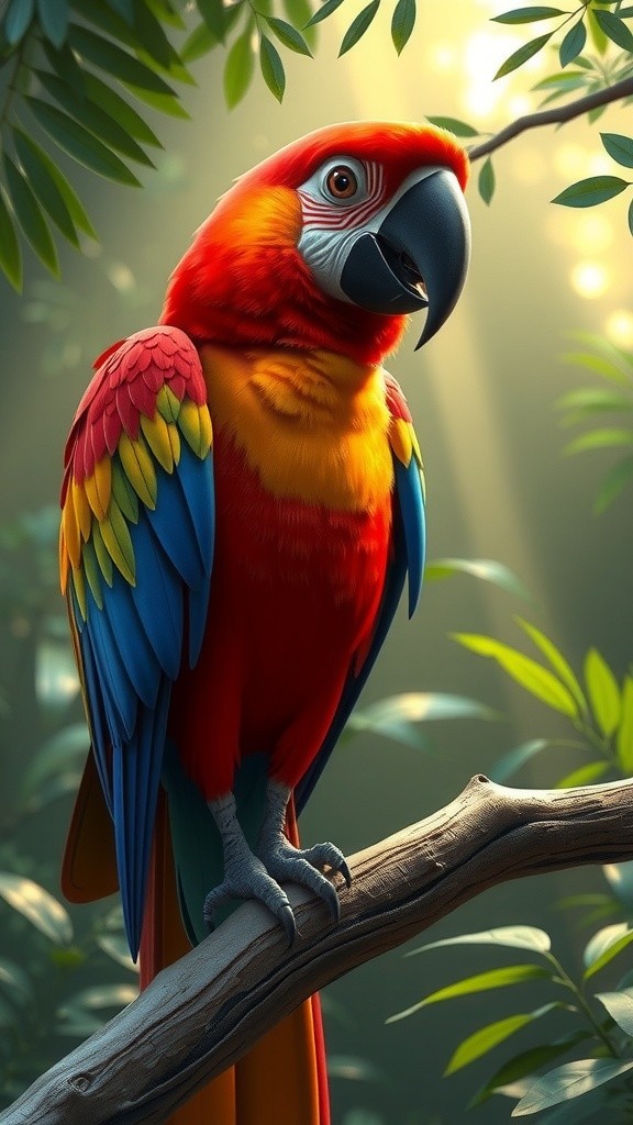 तोते और मोर की दोस्ती