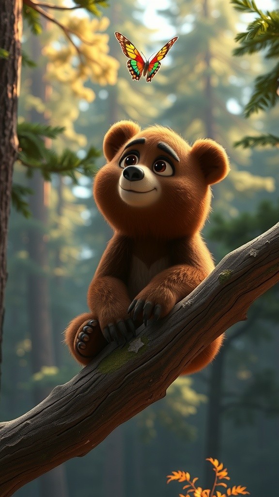 The Bear Stuck in a Tree