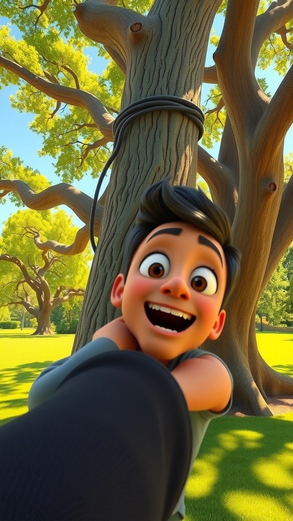 The Young Man and the Falling Tree