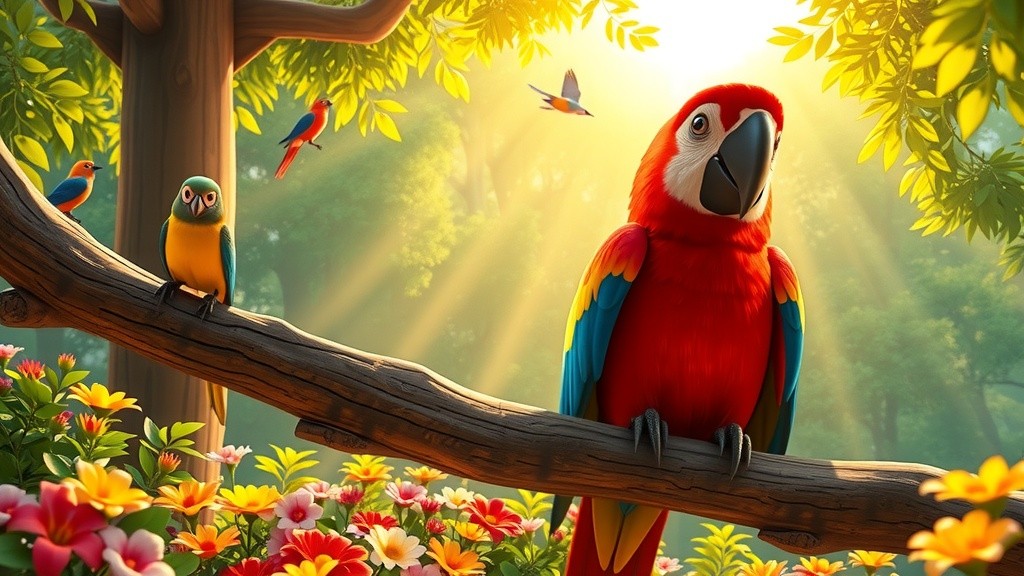 मिन्नू तोते की कहानी: दयालुता और दोस्ती