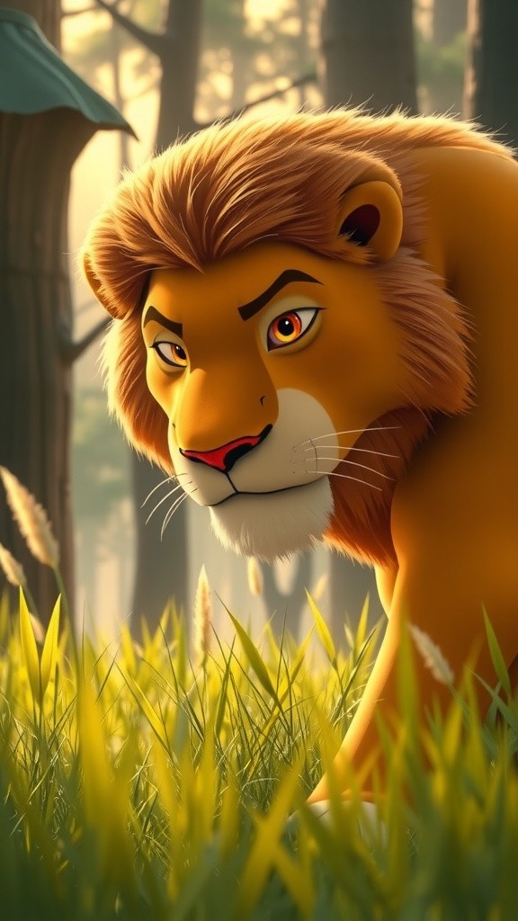 अक्ल की जीत: लोमड़ी और शेर की कहानी