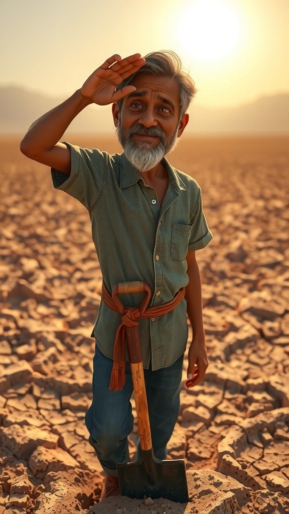 मेहनत का फल: हरा-भरा खेत