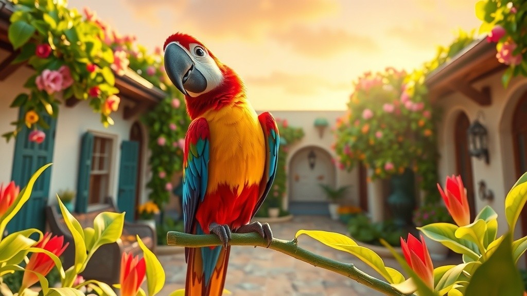 مِٹھّو توتا: خوشیوں اور رنگوں کا ساتھی