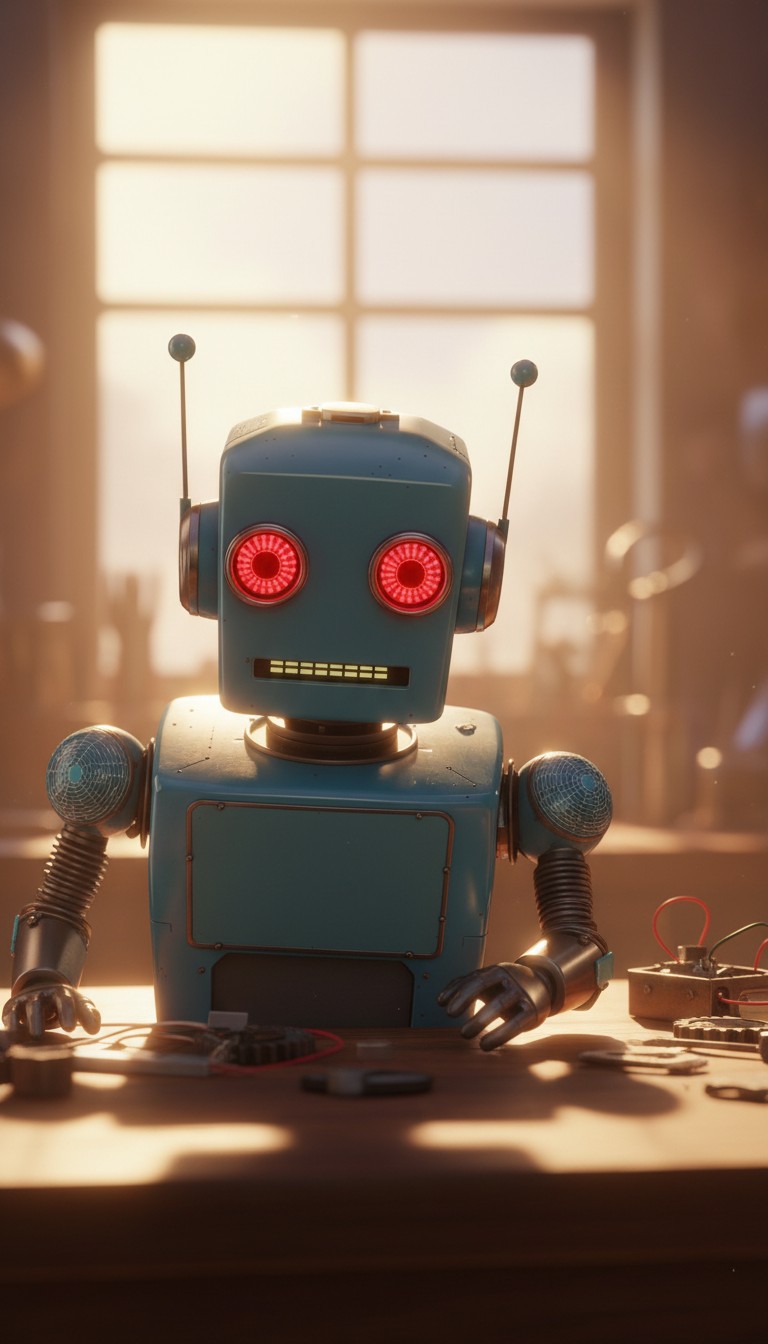 Robo's Beep Journey: A Heartwarming Adventure