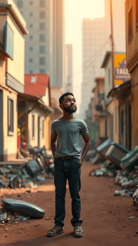 A Boy's Journey: Overcoming Adversity in Nigeria's Struggles