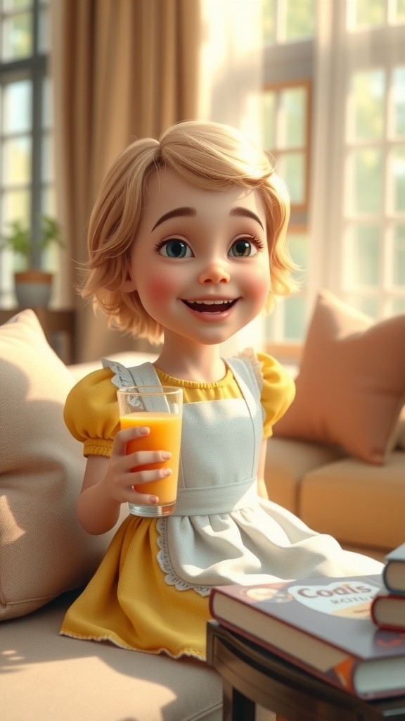 Baby's Juicy Shock: A Funny Moment!