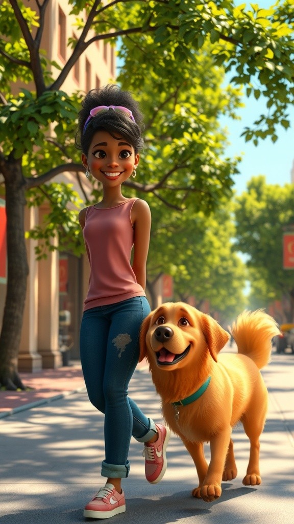 Dog to the Rescue: Girl's Necklace Thief Adventure