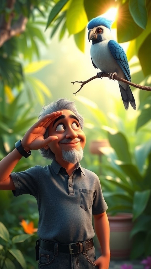 रमेश और कौवे की दोस्ती