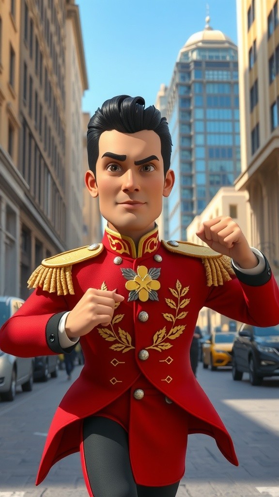 Cop Slips into a Dancing Fantasy