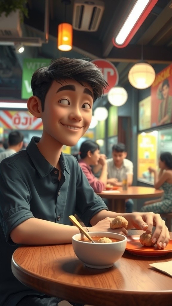 Kumbang di Mangkuk Bakso