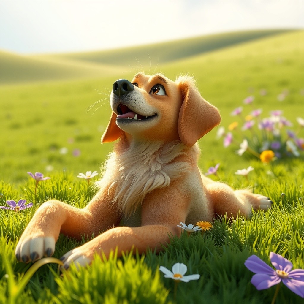 Playful Adventures in the Meadow and Beach