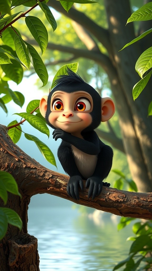 गोलू की बुद्धिमानी: मगरमच्छ की चालाकी से बचना