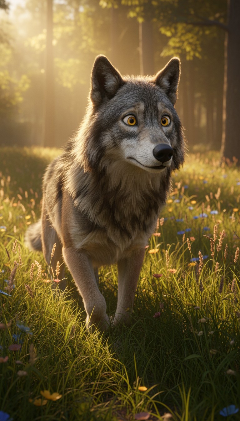 Les aventures d'Ember, le louveteau curieux