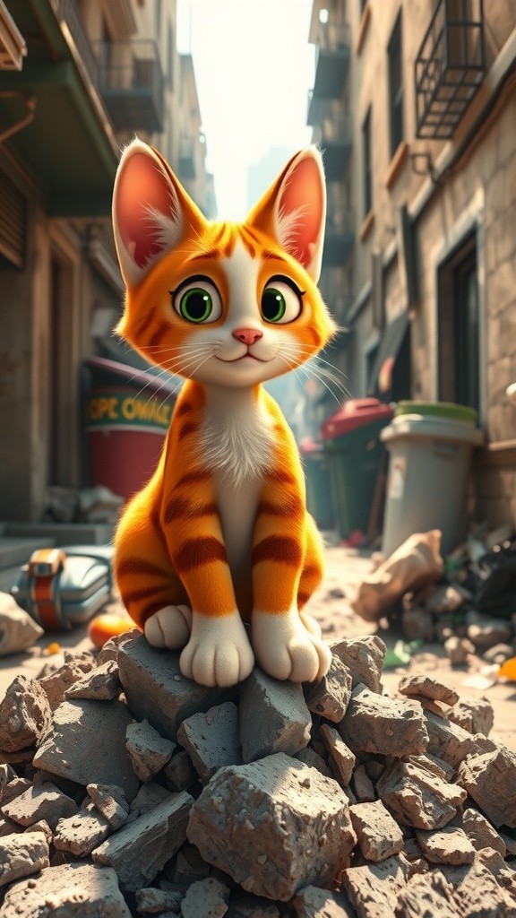 a tale of a struggling cat