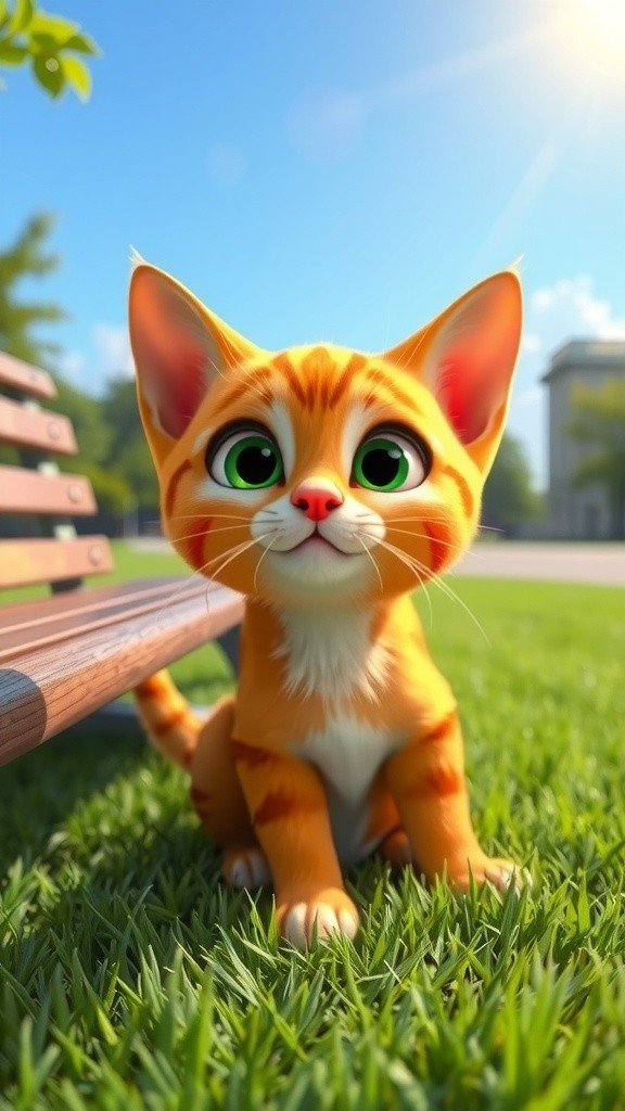 Pigeon and Cat Constructing a Home