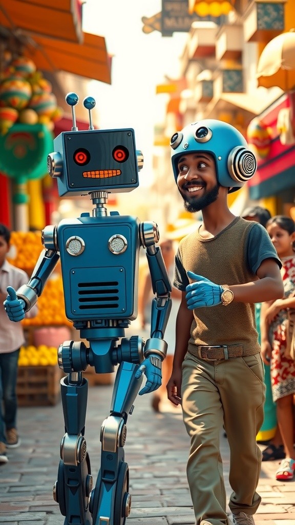 रोबोट की मजेदार गलती